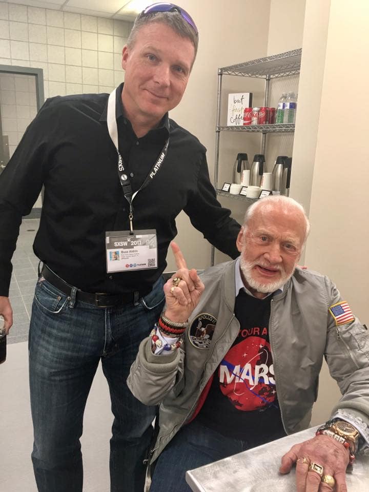 Terry Virts and Buzz Aldrin