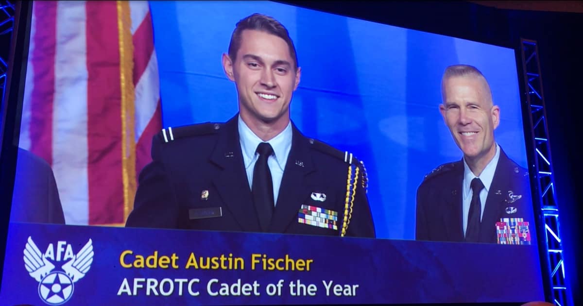 AFROTC 2018 Cadet of the Year Austin Fischer