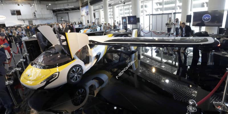 Aeromobil's flying car on display