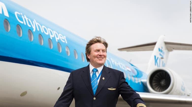 Netherlands king admits he worked as a pilot for KLM secretly for 20 years