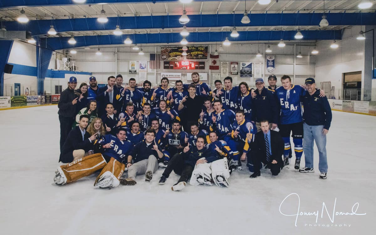 Hockey Team Celebrates Crowdfunding Win Embry Riddle Aeronautical University Newsroom