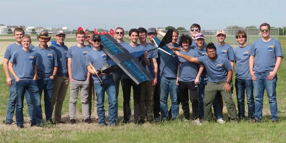 Embry-Riddle Prescott's Design/Build/Fly Competition team