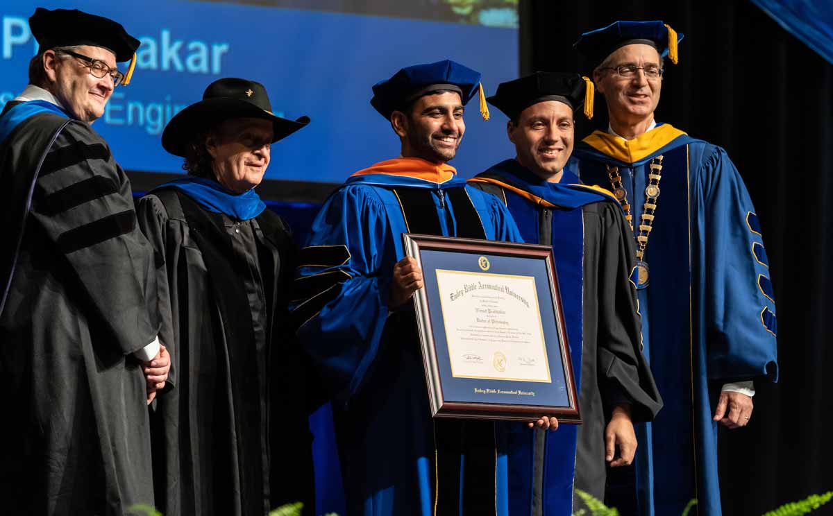 Embry-Riddle conferred PhD degrees on thirteen candidates at the Fall 2018 Graduation Ceremony.