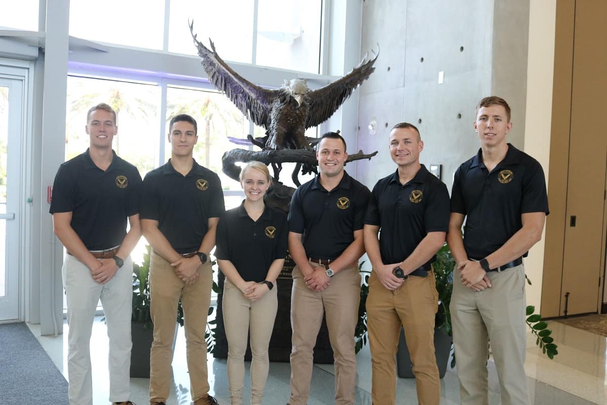 The members of Eagle Battalion ranked in the top 10 percent of Cadet Command’s Order of Merit List