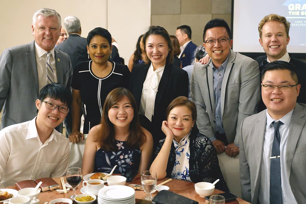 Graduates from Embry-Riddle Asia’s 2019 fall class celebrated the completion of their degree programs this month in Singapore.