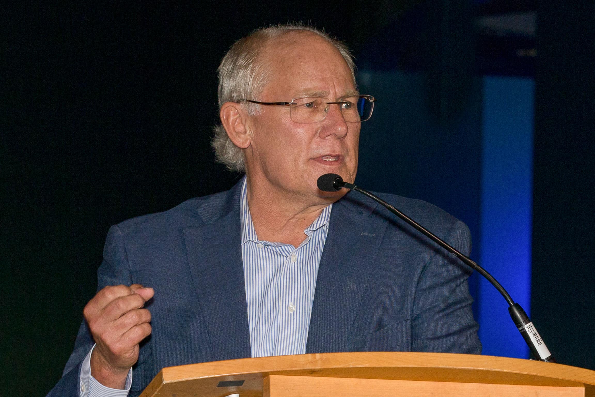Dr. Andy Aldrin speaking