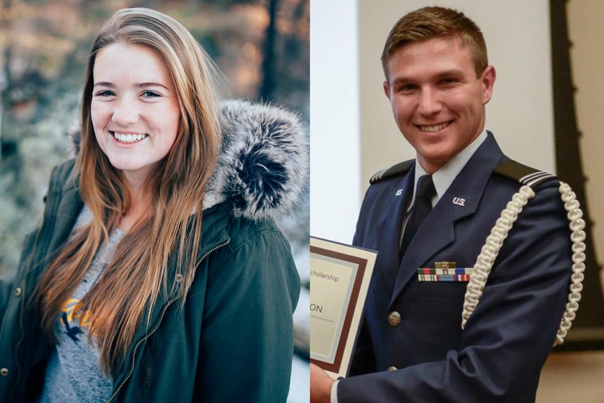 Students Bergstrom and Anderson Receive Prestigious Military Award