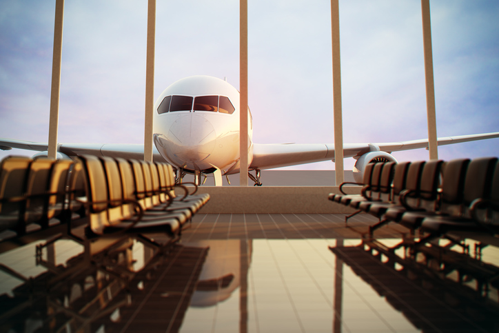 Empty Airline Terminal