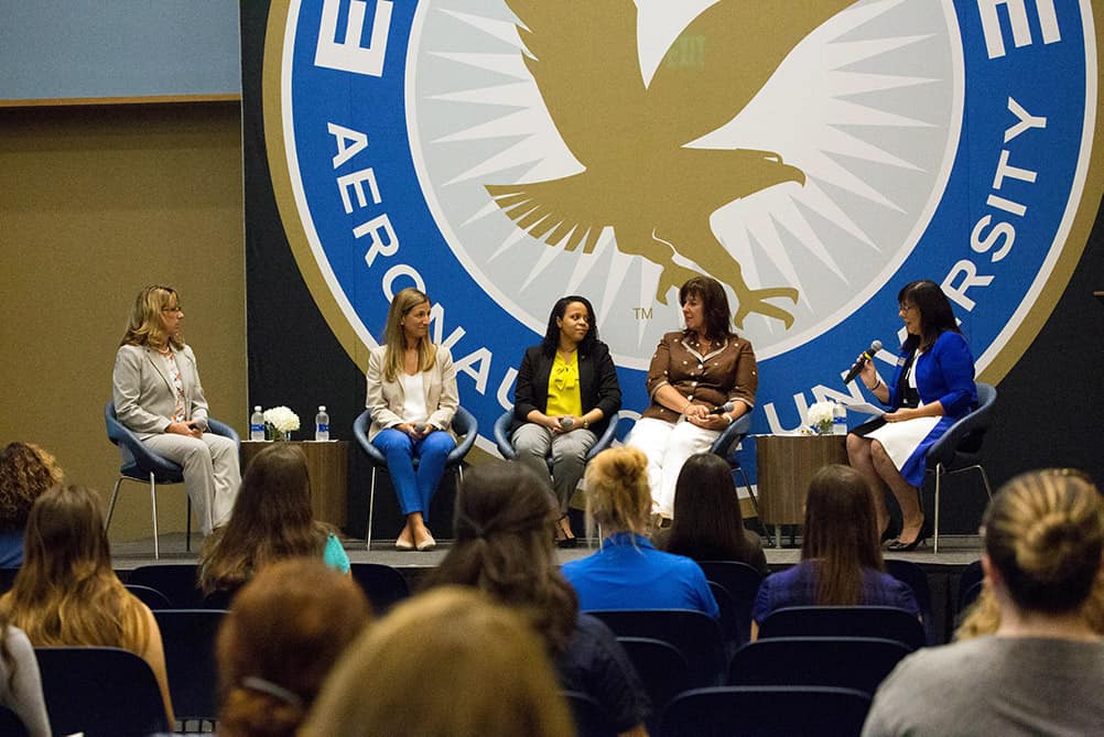 Women's Network panel discussion at Homecoming 2019.