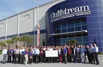 Gulfstream Donates to Embry-Riddle Student Engineering Projects, Co-op Program