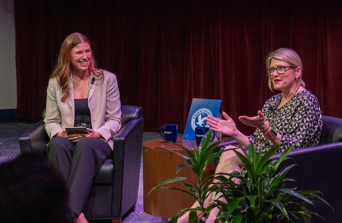 Aeronautical Science student Madison Seymour interviewed JetBlue Airways CEO Joanna Geraghty