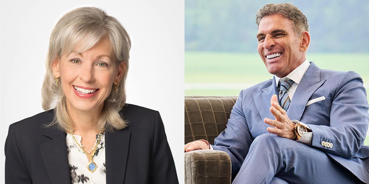 Leanne Caret and Kenn Ricci