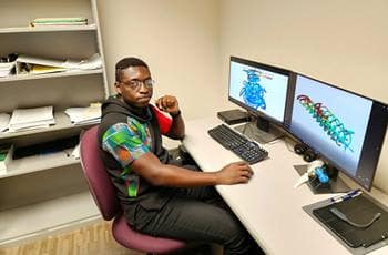 Aerospace Engineering Ph.D. candidate Samuel Afari