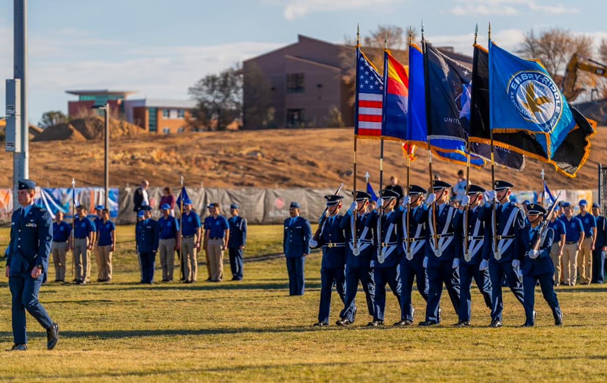 Embry‑Riddle’s Air Force ROTC detachment at the Prescott Campus has been recognized as among the top 10% of all detachments nationwide.