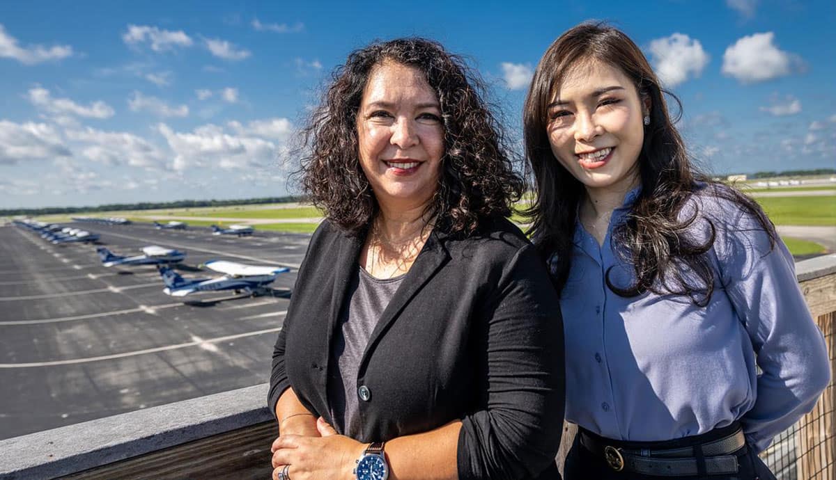 Dr. Barbara Holder and Ph.D. student Hui (Angel) Wang