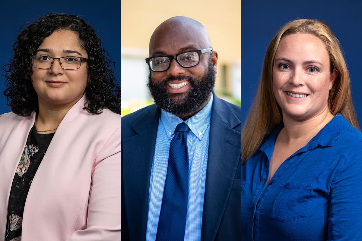 Drs. Foram Madiyar, Ronnie Mack and Samantha Bowyer