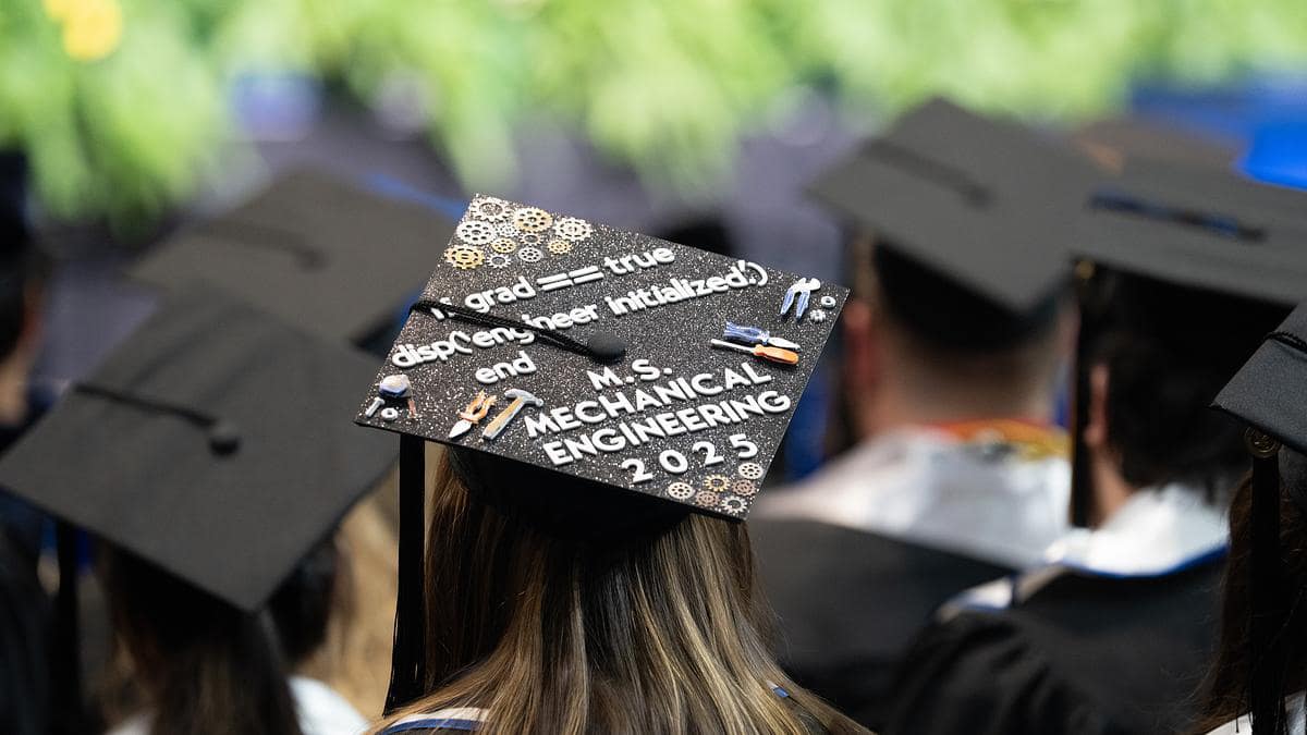 Student at graduation