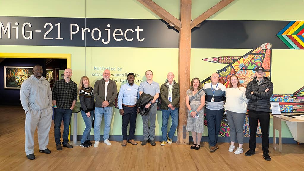 Group photo at The MiG-21 Project.