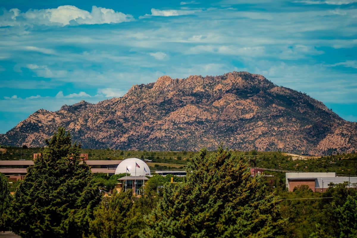 Panoramic photo of Prescott campus
