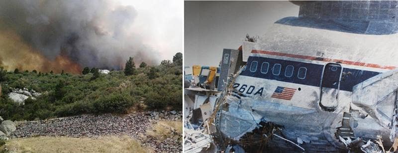 2013 Yarnell Hill Fire and Delta Air Lines Flight 191 Crash