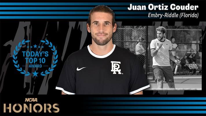 Juan Ortiz Couder, NCAA Today’s Top 10 Award winner