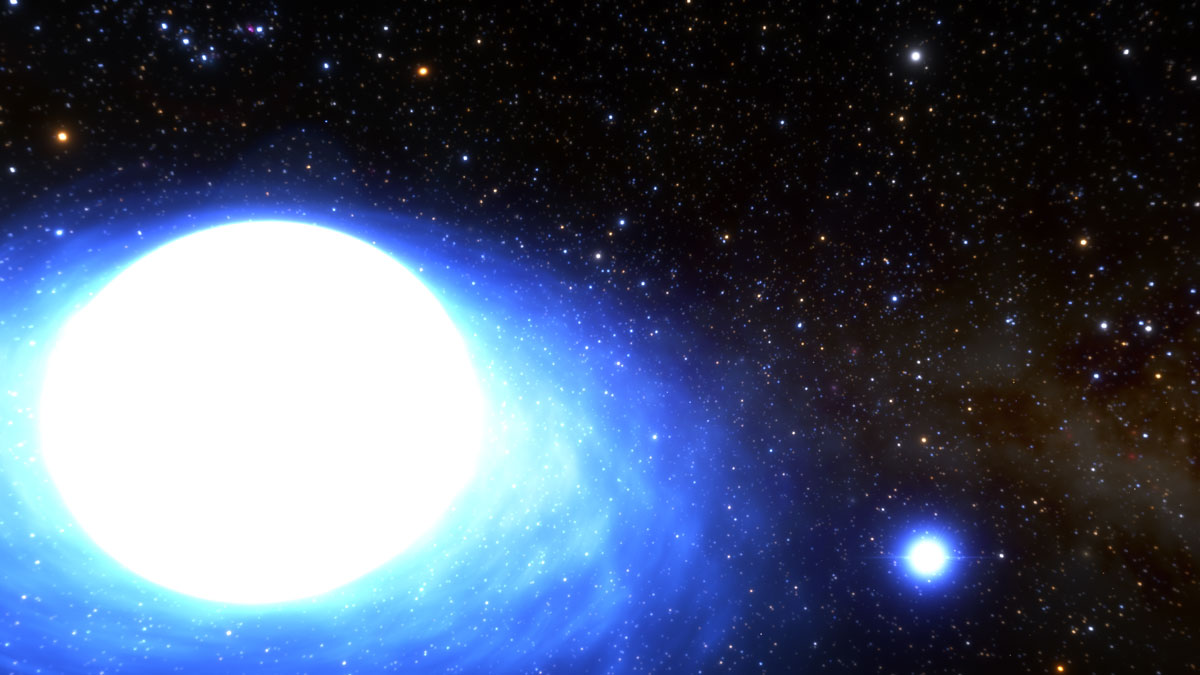Binary Star System CPD-29 2176
