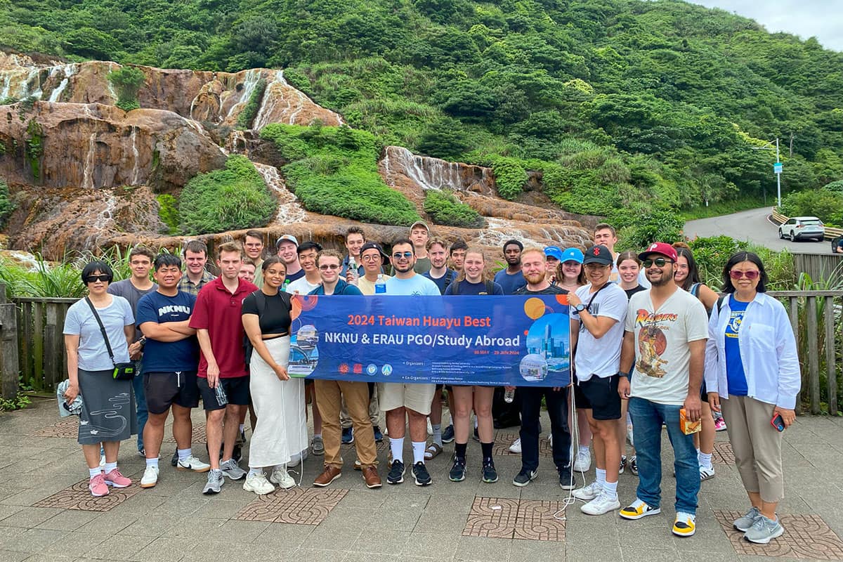 The university’s Project GO Chinese program hosted 17 ROTC students in Taiwan last year.