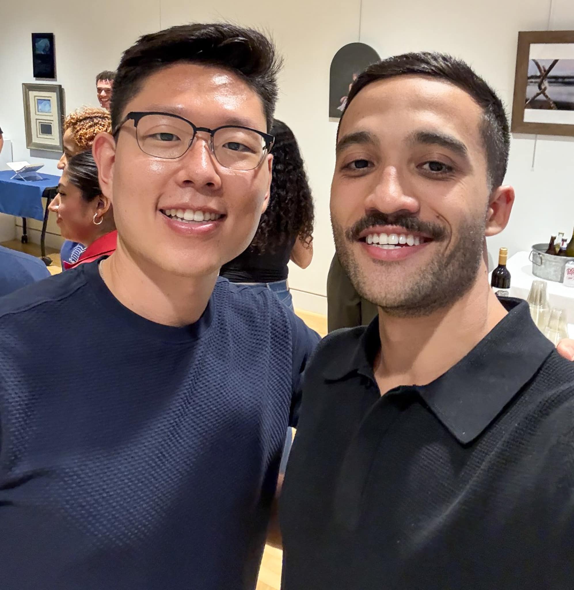 Marim (right) met Embry-Riddle student Kevin Lim met through the Conversation Partners Program
