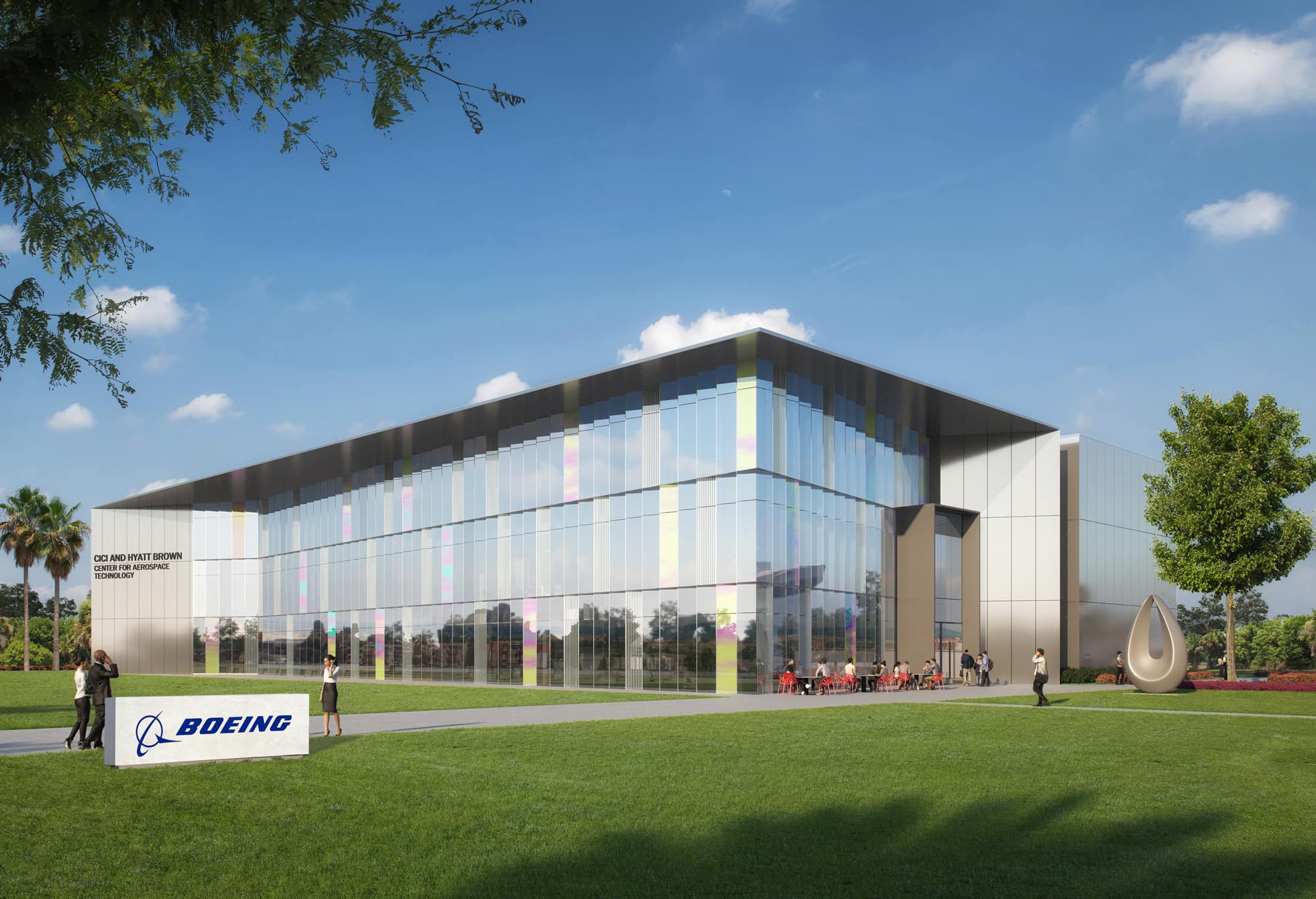 Embry-Riddle announced that Boeing will lease the new Cici and Hyatt Brown Center for Aerospace Technology on June 11, 2024. The center will employ an expected 400 workers, through 2026.