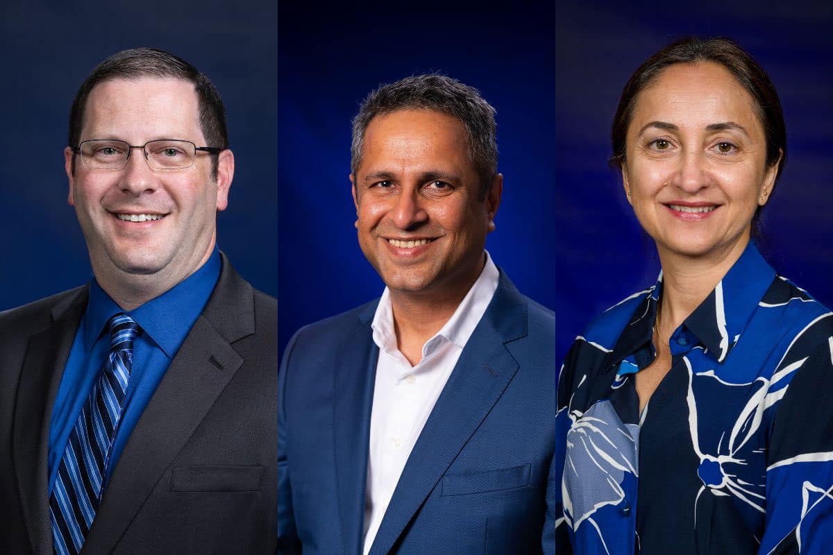 Dr. Robert Thomas, Dr. Krishna Sampigethaya and Dr. Leila Halawi