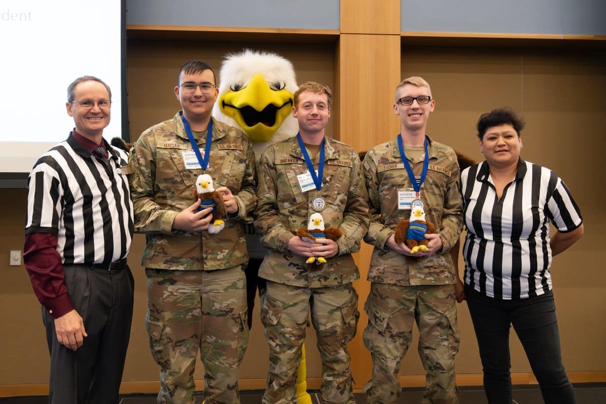 AFROTC Detachment 028 Cyber Team was this year’s Capture the Flag event winners for the second consecutive year. 