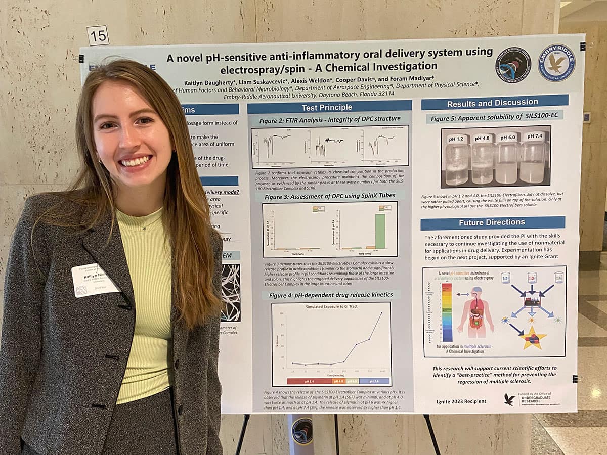 Embry-Riddle student Kaitlyn Nielsen