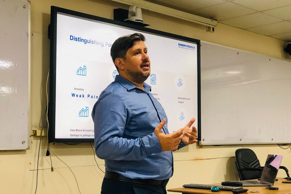 Dr. Burak Cankaya lectures at at Bangladesh Maritime University (BMU)