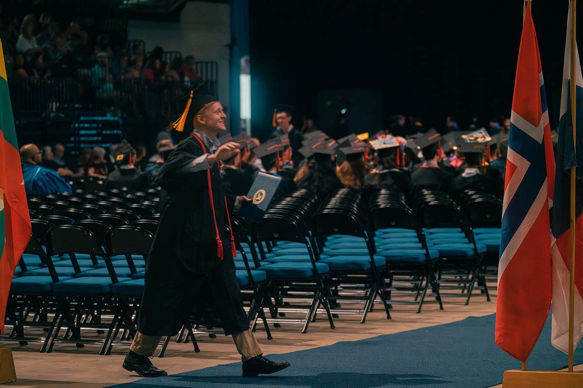 Graduates at Daytona Beach Commencement