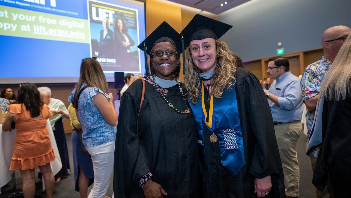 More than 300 Eagles from across the globe traveled to Embry-Riddle’s Daytona Beach Campus this past weekend to walk the commencement stage.