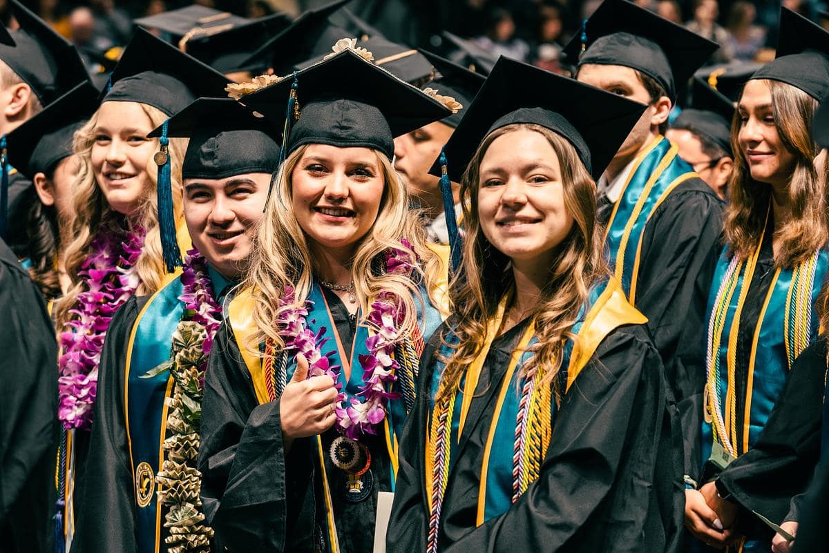 Graduates at Prescott Commencement