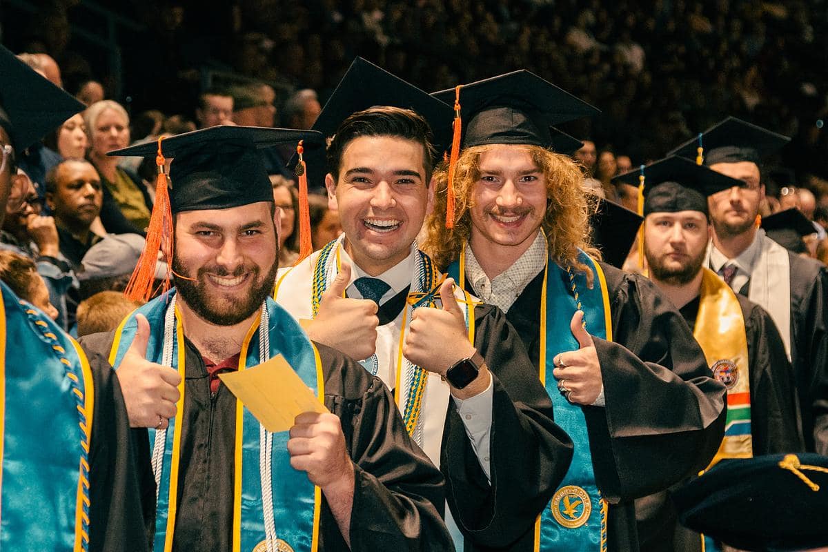 Graduates at Prescott Commencement