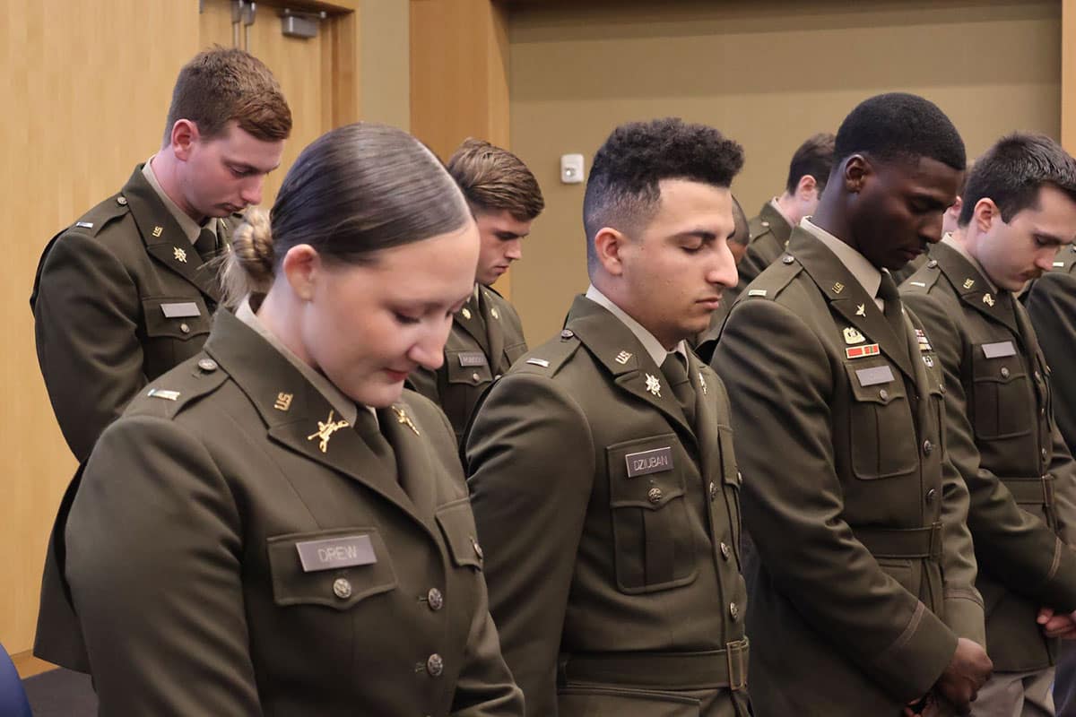 Army ROTC Eagle Battalion commissioned 27 cadets as second lieutenants