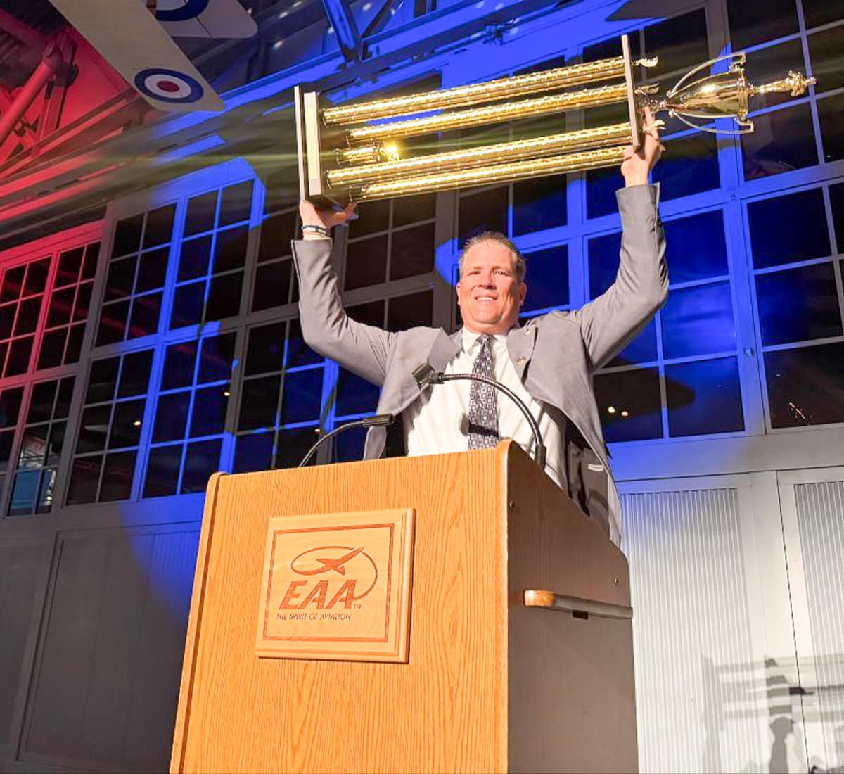 Embry-Riddle’s Golden Eagles Flight Team clinched the national championship at the 2025 NIFA SAFECON competition