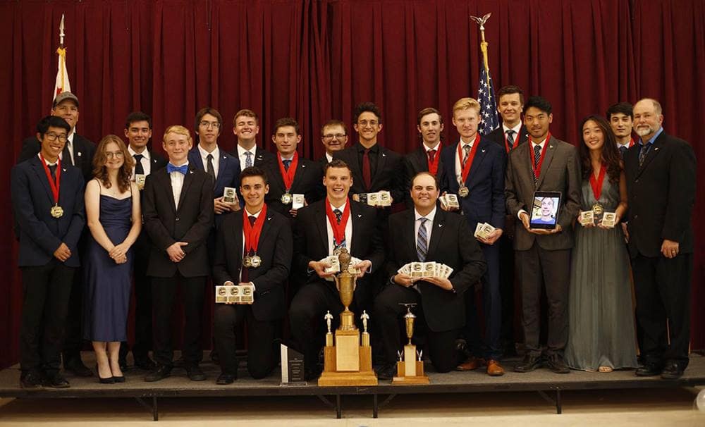 The Golden Eagles Flight Team from Embry-Riddle’s Prescott Campus won at the Region II competition in Bakersfield, California.