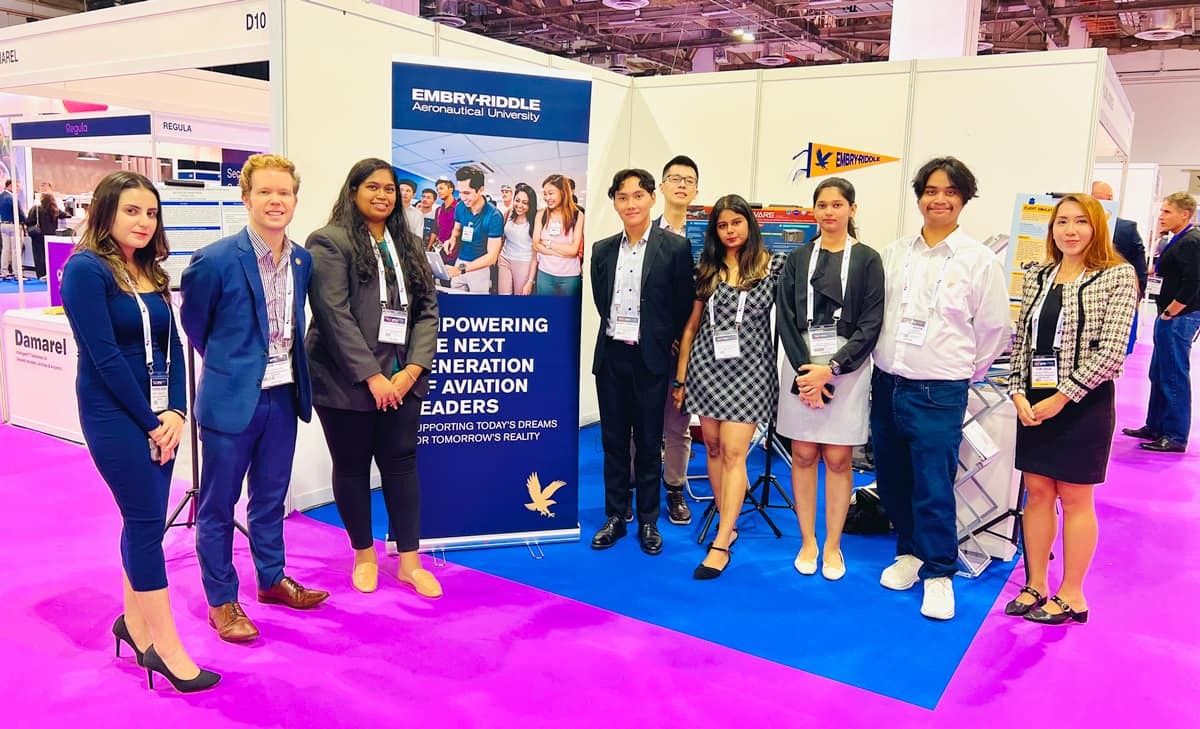 Embry-Riddle Singapore students and faculty