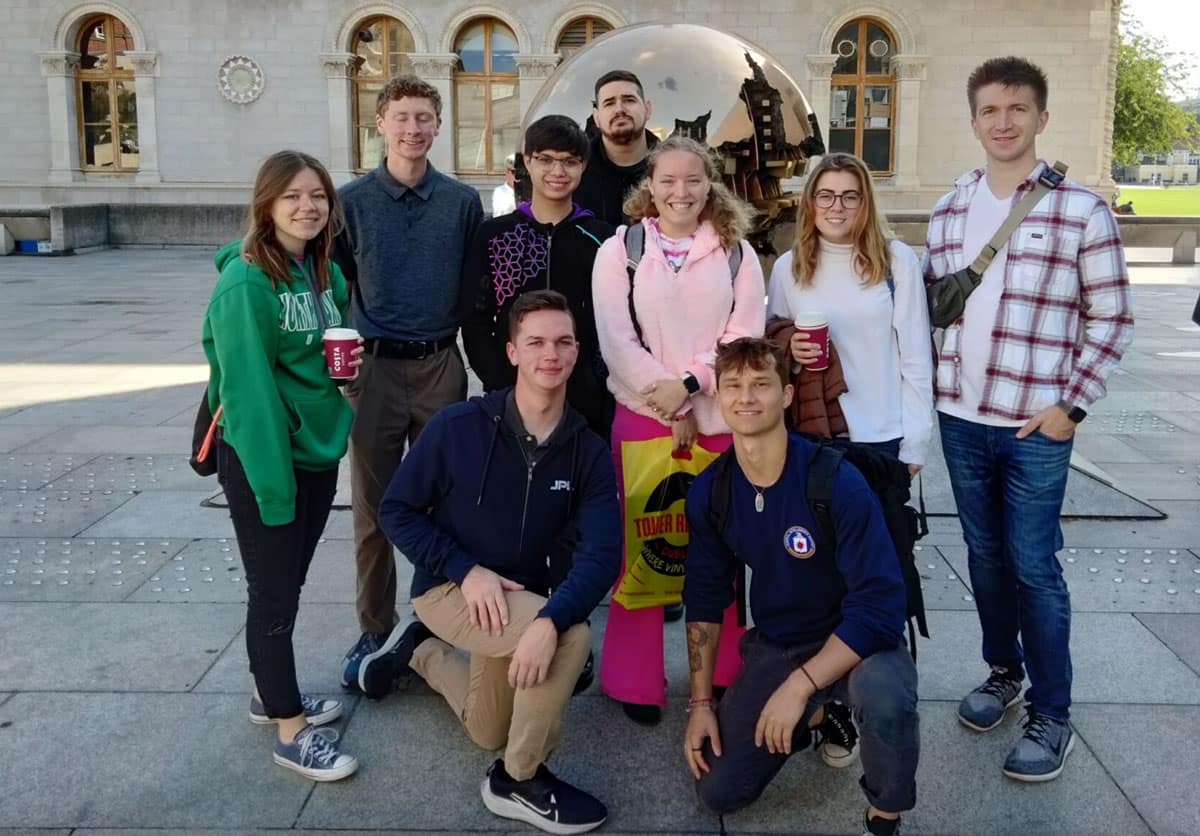 Students explored Dublin as part of their overseas trip. (Photo: Embry‑Riddle/Dr. Krishna Sampigethaya)