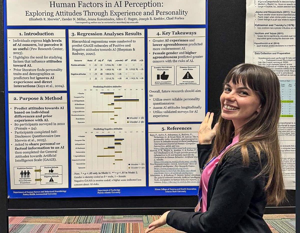 Human Factors Ph.D. student Elizabeth Merwin is researching how AI can be used in mental health.