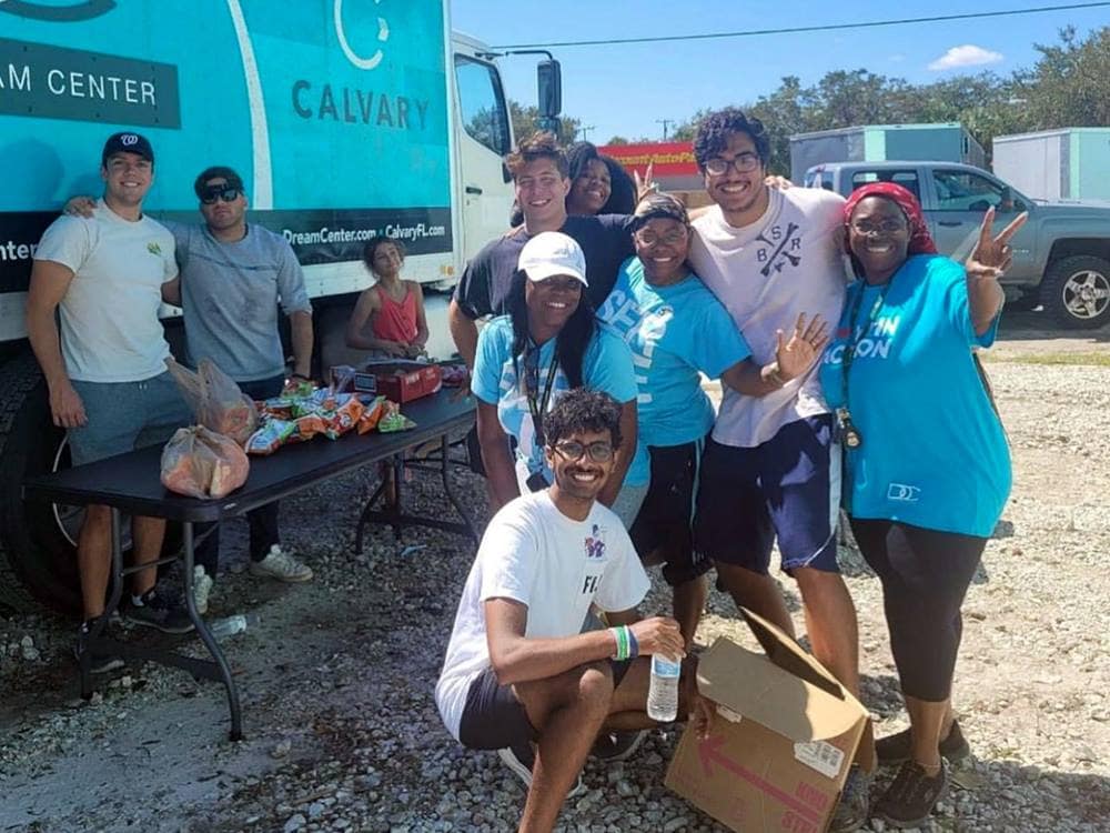 Embry-Riddle’s Phi Gamma Delta fraternity partnered with the Daytona Dream Center.