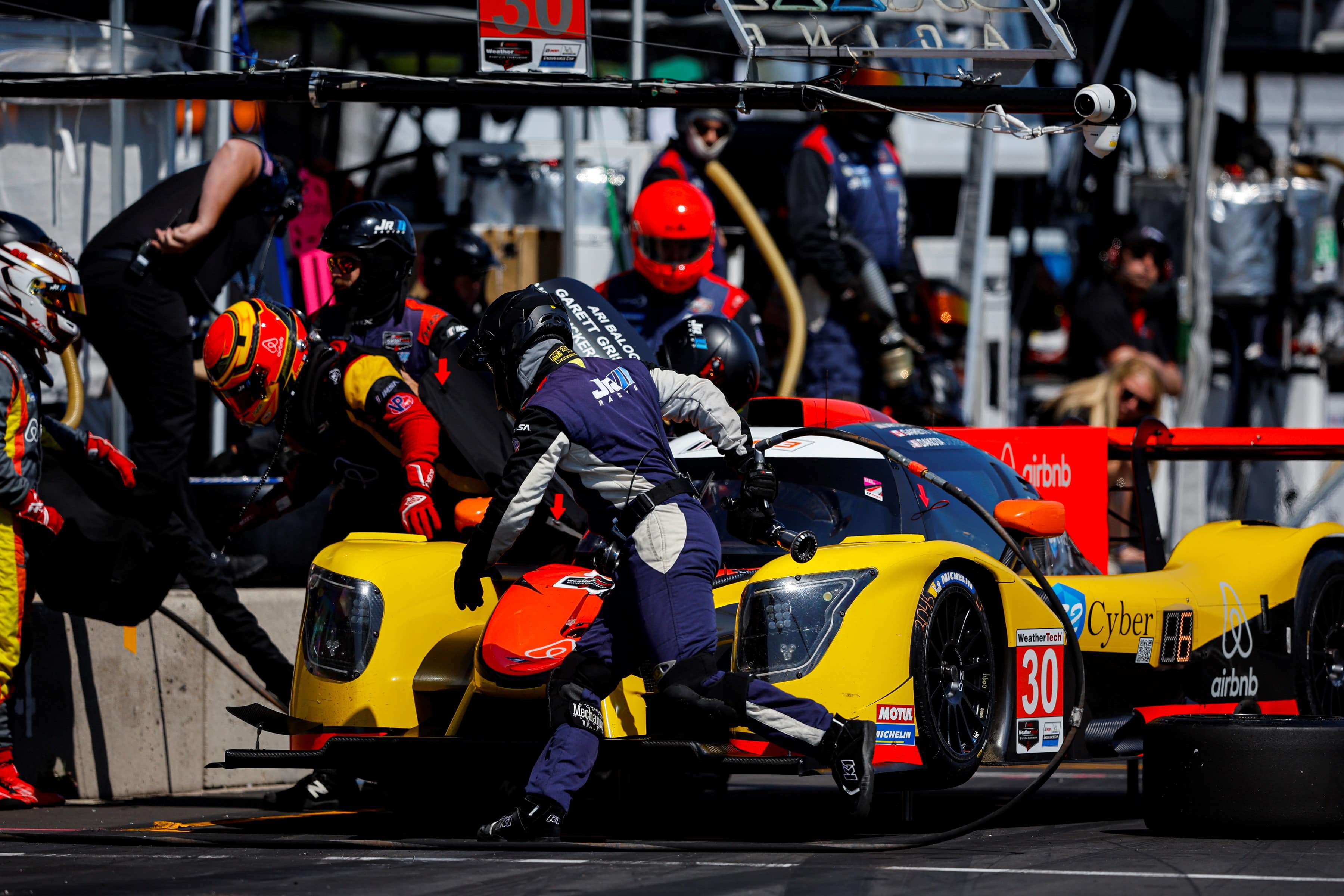 Pit Crew at Indianapolis Motor Speedway