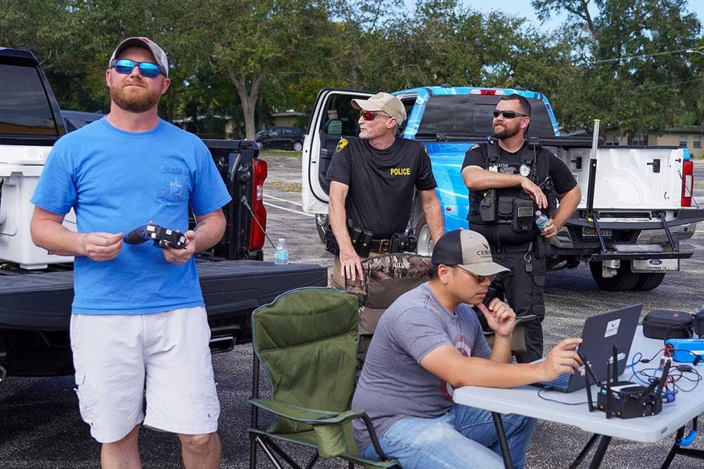 Embry-Riddle student Matthew Davis, a UAS pilot for Censys Technologies Corporation