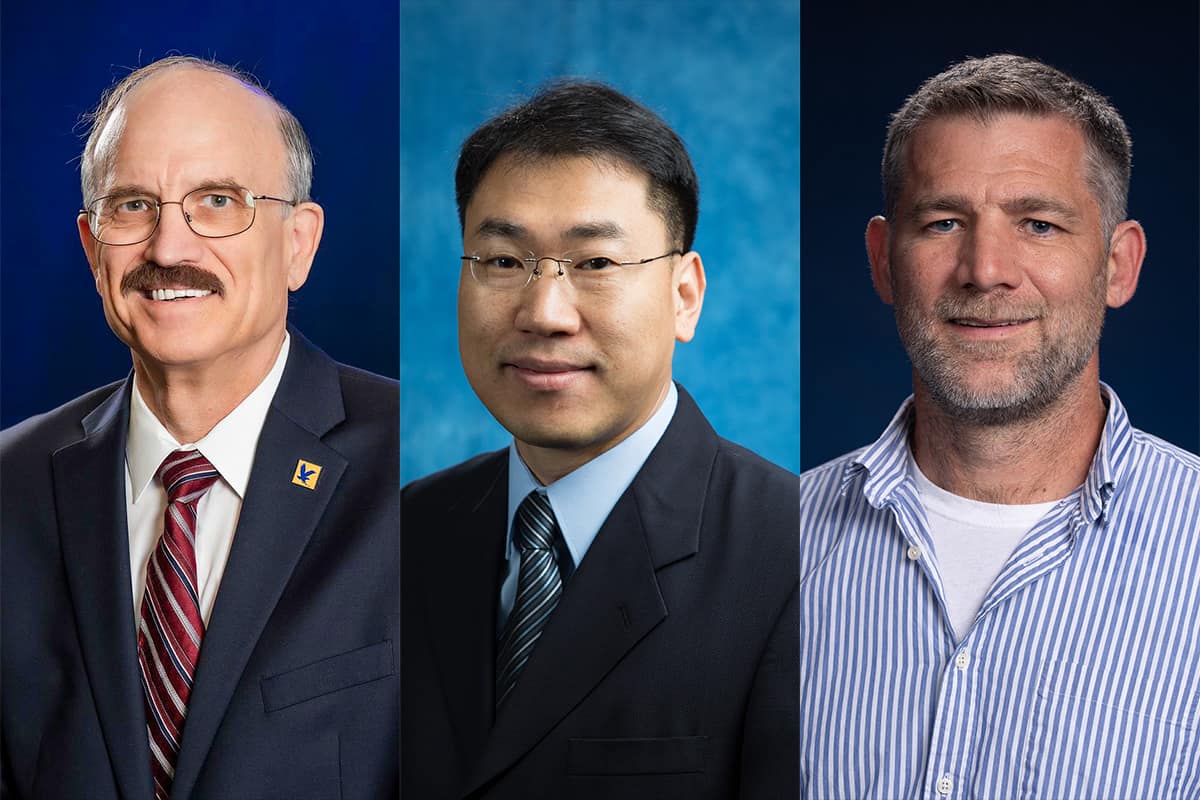Drs. Mark Benton Sr., Daewon Kim and Michael Kinzel