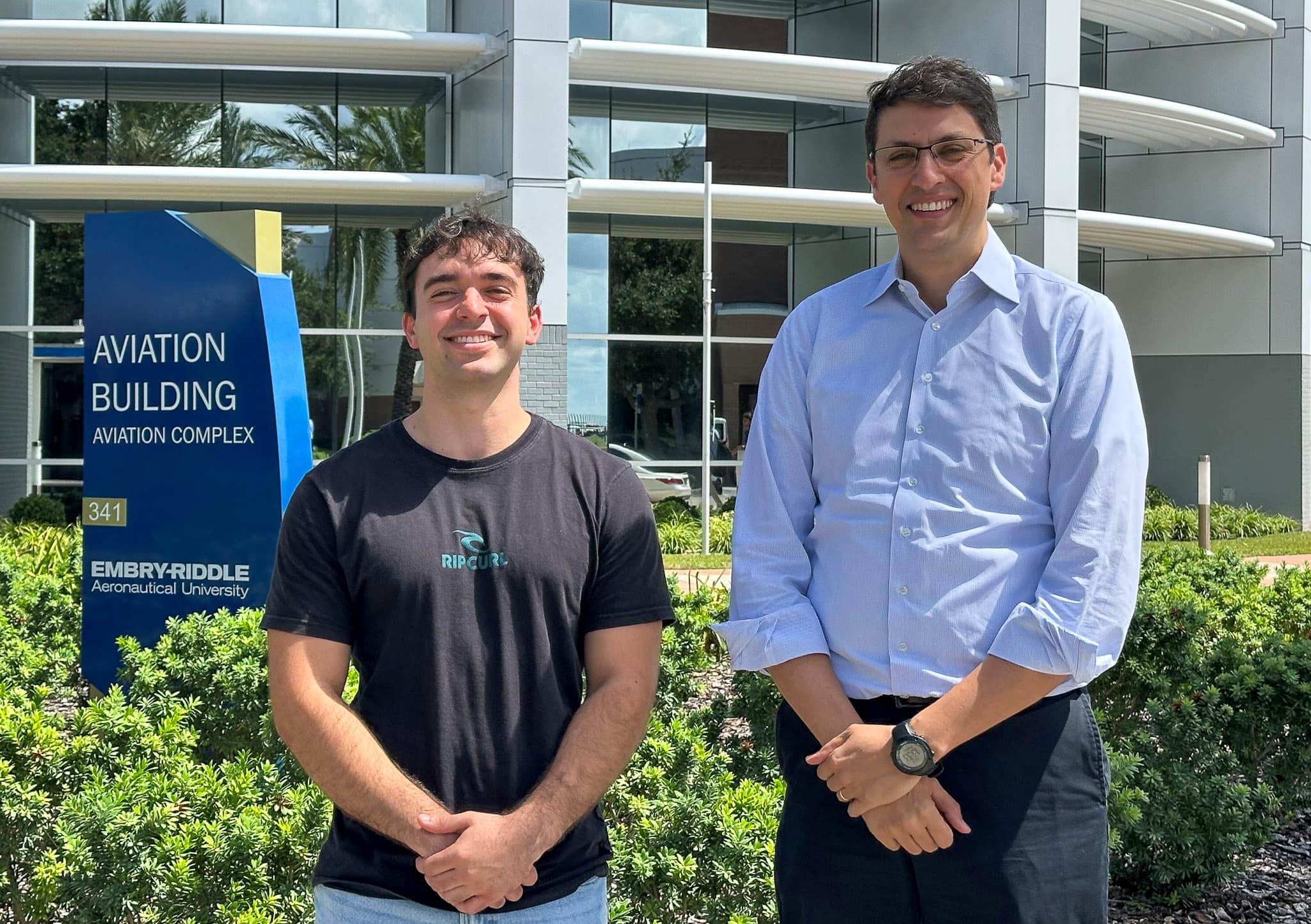 The SURF award earned by student Celso Ferreira de Moura allowed him to conduct research with Dr. Joao Souza Dias Garcia.