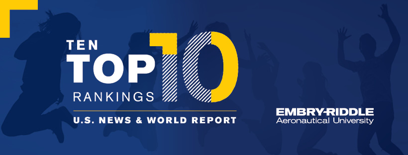 U.S. News and World Report ranked Embry-Riddle’s Prescott Campus No. 1 for Best Regional College in the West, Best for Veterans in the West and Most Innovative School in the West, among other high honors, in its latest rankings report. 