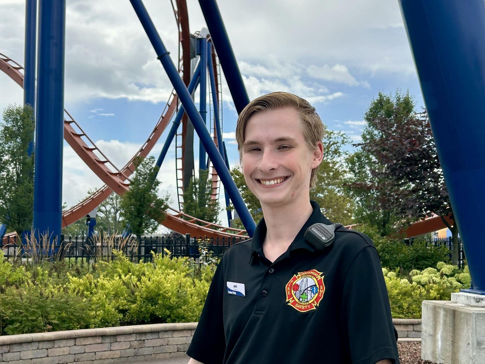 Jacob Welch at Cedar Point